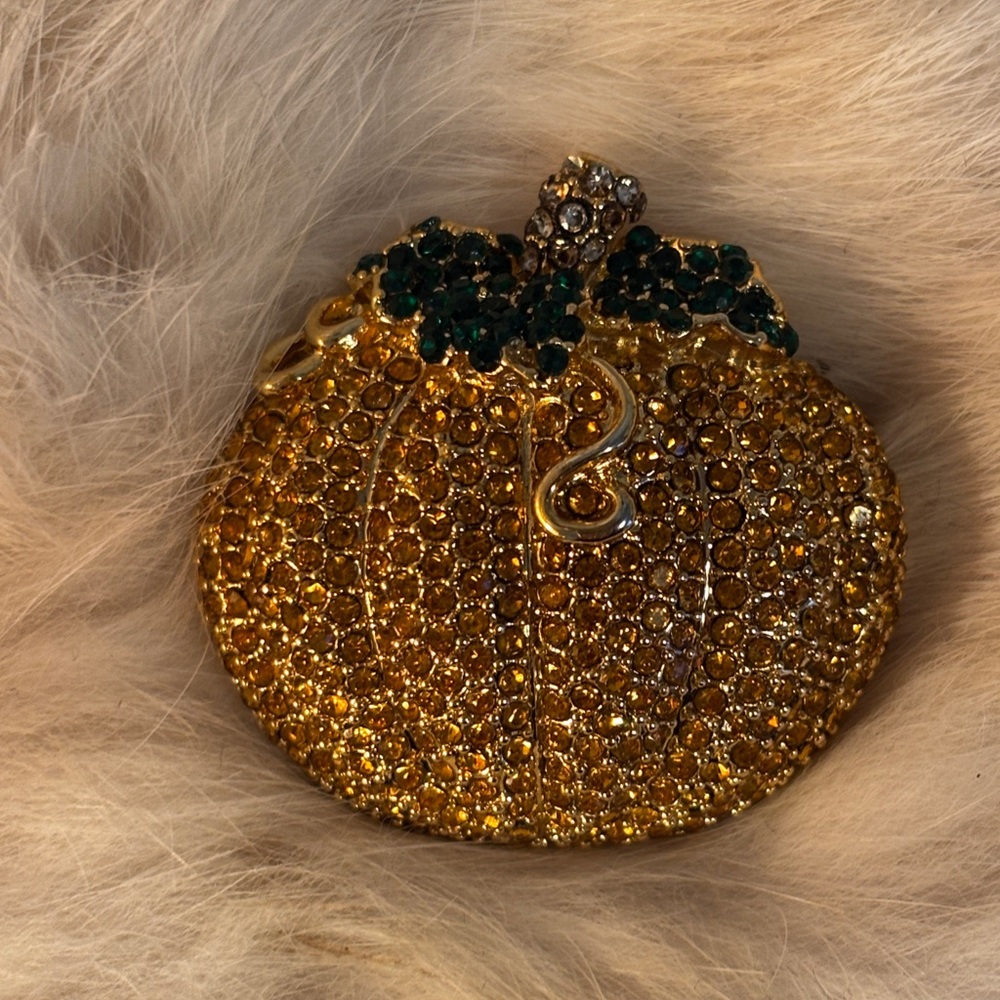 Vintage Pumpkin Brooch